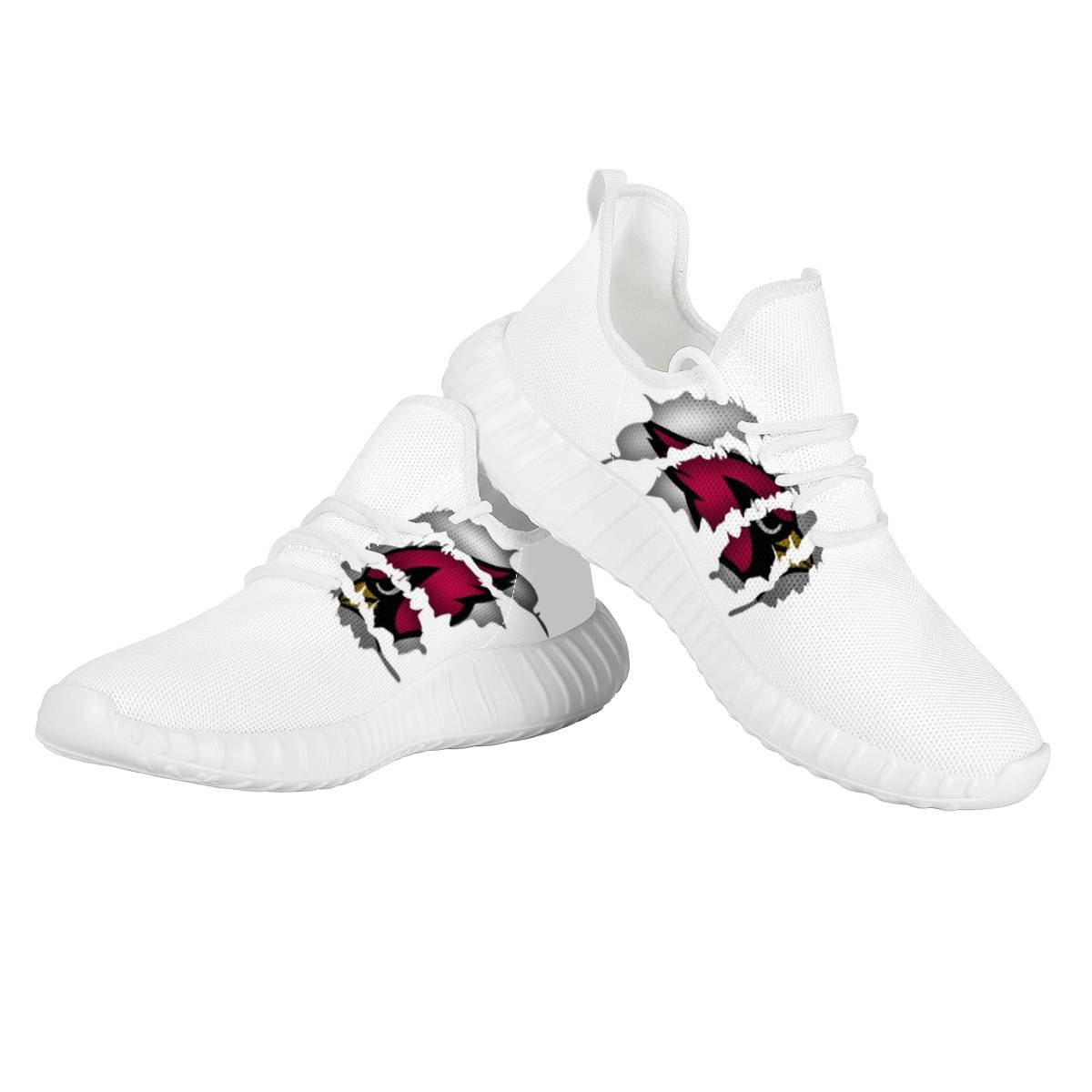 Men's Arizona Cardinals Mesh Knit Sneakers/Shoes 002